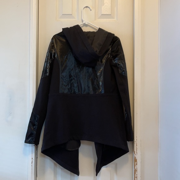 NWT Blanc Noir women’s Drape Front Jacket - Picture 7 of 10